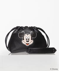 Disney / DRAWSTRING BAG(ミッキー)【WCJ-TD-052BLK01A】