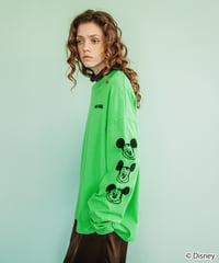 Disney / I LOVE LS TEE(ミッキー)【WCJ-TD-049GRN01】※10月13日以降順次発送予定