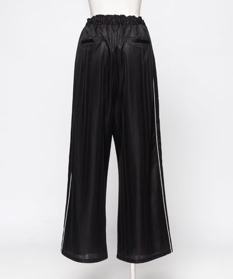 ストライプワイドパンツ【WCJ-SP-018BLK】