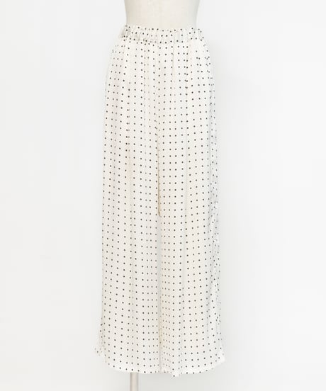 ドットワイドパンツ【WCJ-SP-021WHT】※8月下旬発送予定