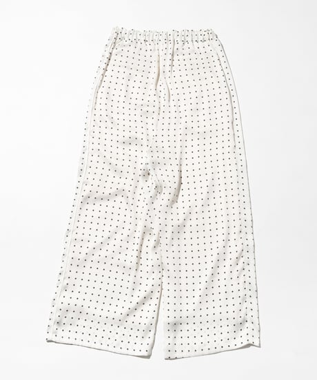 ドットワイドパンツ【WCJ-SP-021WHT】