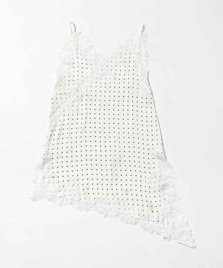 ドットアシメチュニック【WCJ-SP-016WHT】※8月下旬発送予定