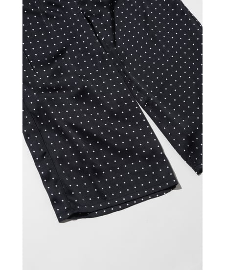 ドットワイドパンツ【WCJ-SP-021BLK】※8月下旬発送予定