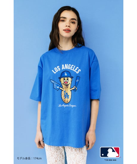 MLB TEE(ロサンゼルス・ドジャース)【WCJ-GC-038BLU-LAD】※8月上旬～中旬発送予定