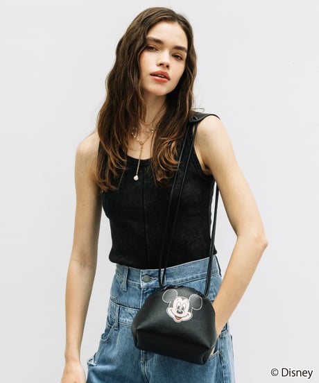 Disney / DRAWSTRING BAG(ミッキー)【WCJ-TD-052BLK01A】