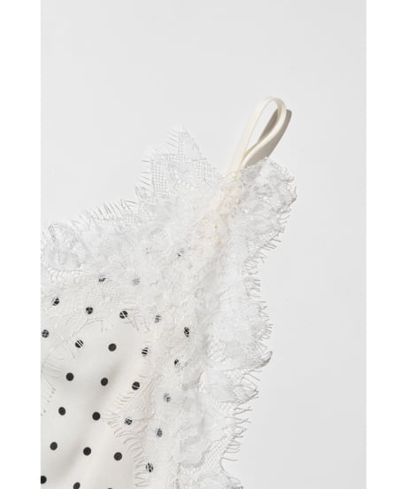 ドットアシメチュニック【WCJ-SP-016WHT】※8月下旬発送予定