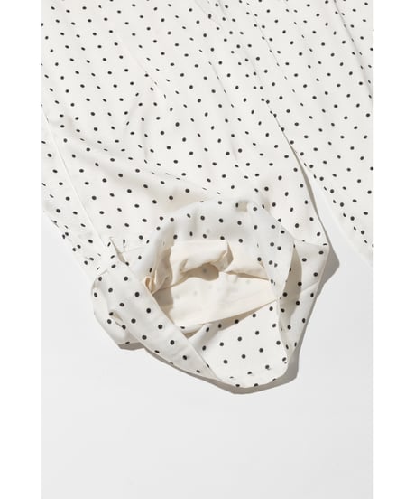 ドットワイドパンツ【WCJ-SP-021WHT】※8月下旬発送予定
