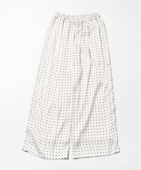 ドットワイドパンツ【WCJ-SP-021WHT】※8月下旬発送予定