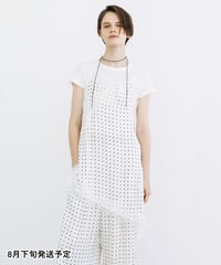 ドットアシメチュニック【WCJ-SP-016WHT】※8月下旬発送予定