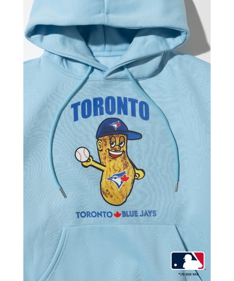 MLB HOODIE(トロント・ブルージェイズ)【WCJ-GC-058LBU-TOR】※8月上旬～中旬発送予定