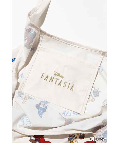 【撥水】FANTASIA/膨張エコバッグ【WCJ-FA-002WHT】※10月中旬～下旬発送予定