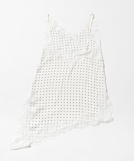ドットアシメチュニック【WCJ-SP-016WHT】※8月下旬発送予定