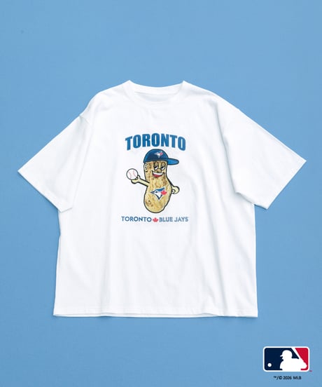 MLB TEE(トロント・ブルージェイズ)【WCJ-GC-038WHT-TOR】※8月上旬～中旬発送予定