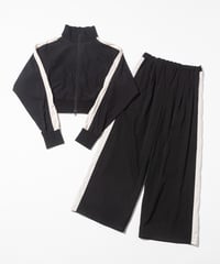 トラックトップ&ワイドトラックパンツ【WCJ-SP-005BLK/WCJ-SP-022BLK】※9月上旬発送予定