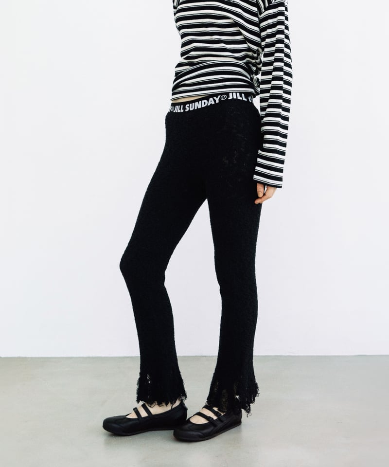 ニットフレアパンツ【WCJ-MF-001BLK】※10月中旬発売予定 | WCJ OFFICI