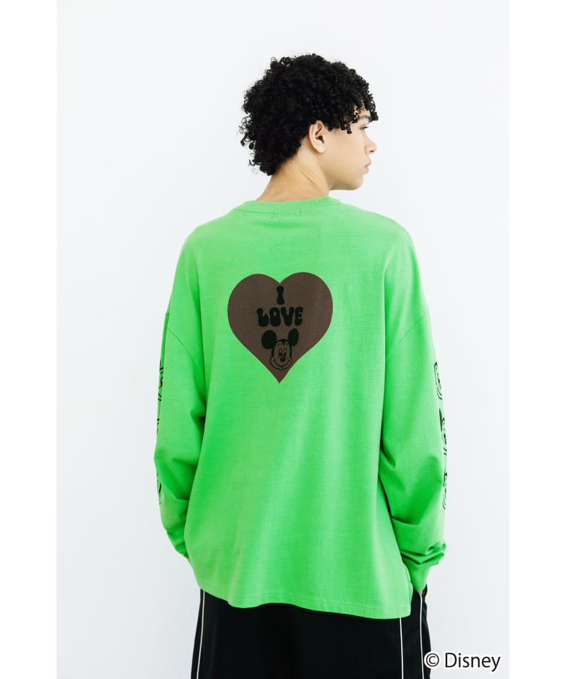 Disney / I LOVE LS TEE(ミッキー)【WCJ-TD-049GRN01】※1
