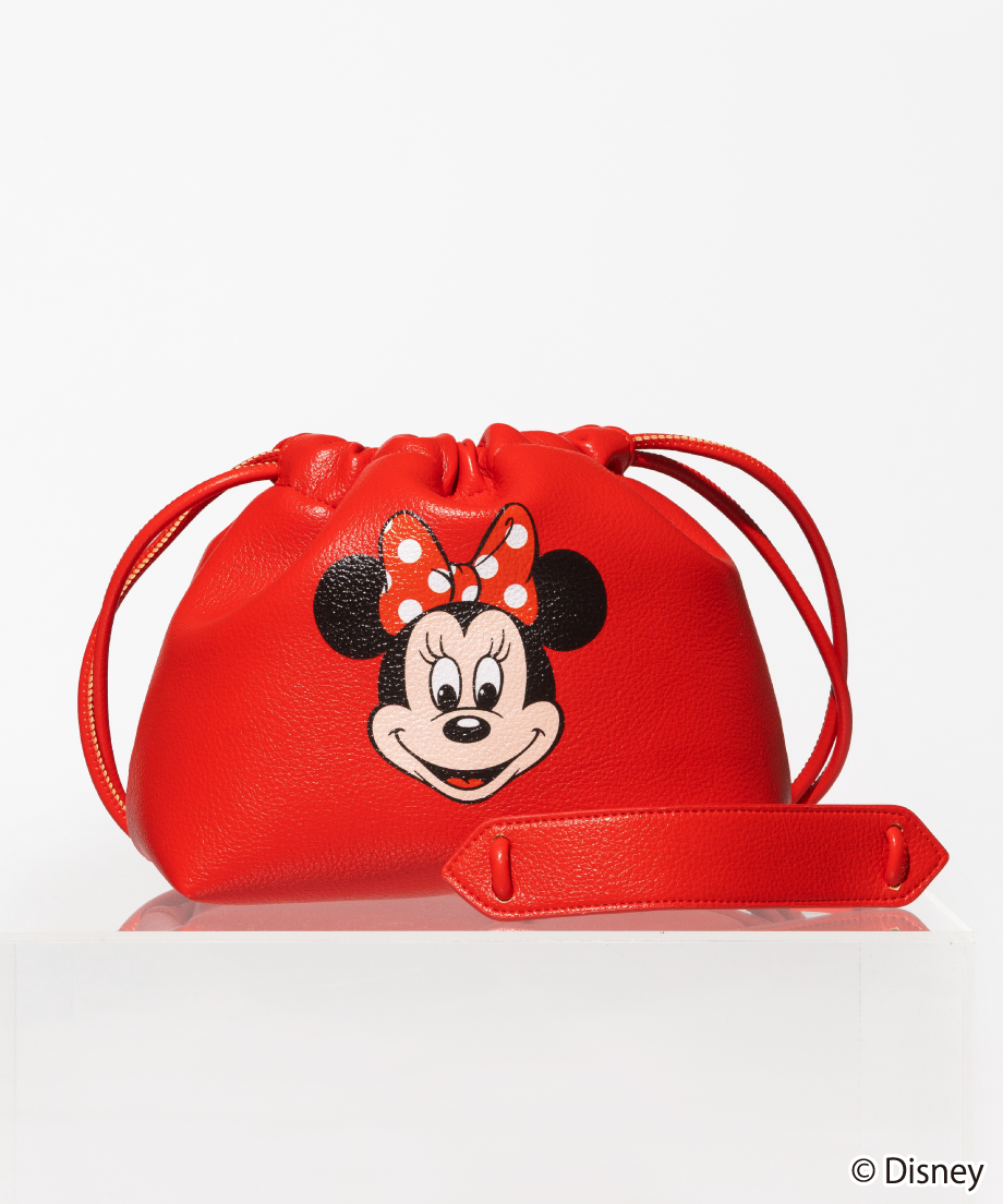 Disney / DRAWSTRING BAG(ミニー)【WCJ-TD-052RED02】 |