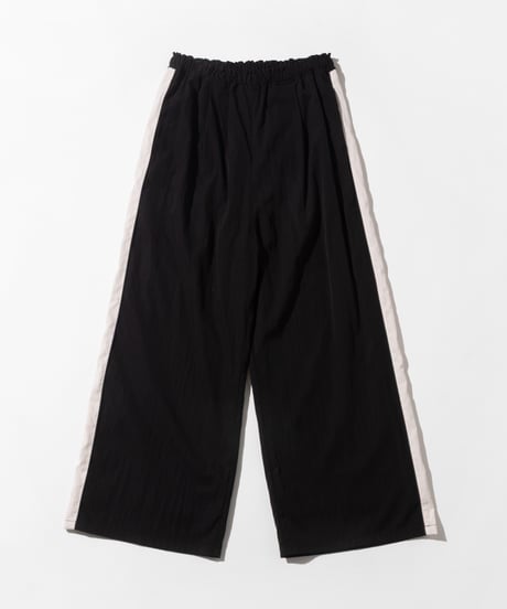 トラックワイドパンツ【WCJ-SP-022BLK】※9月上旬発送予定