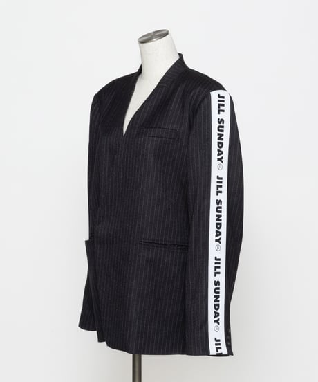 ストライプジャケット＆ストライプワイドパンツ【WCJ-SP-019BLK/WCJ-SP-024BLK】※11月上旬発送予定
