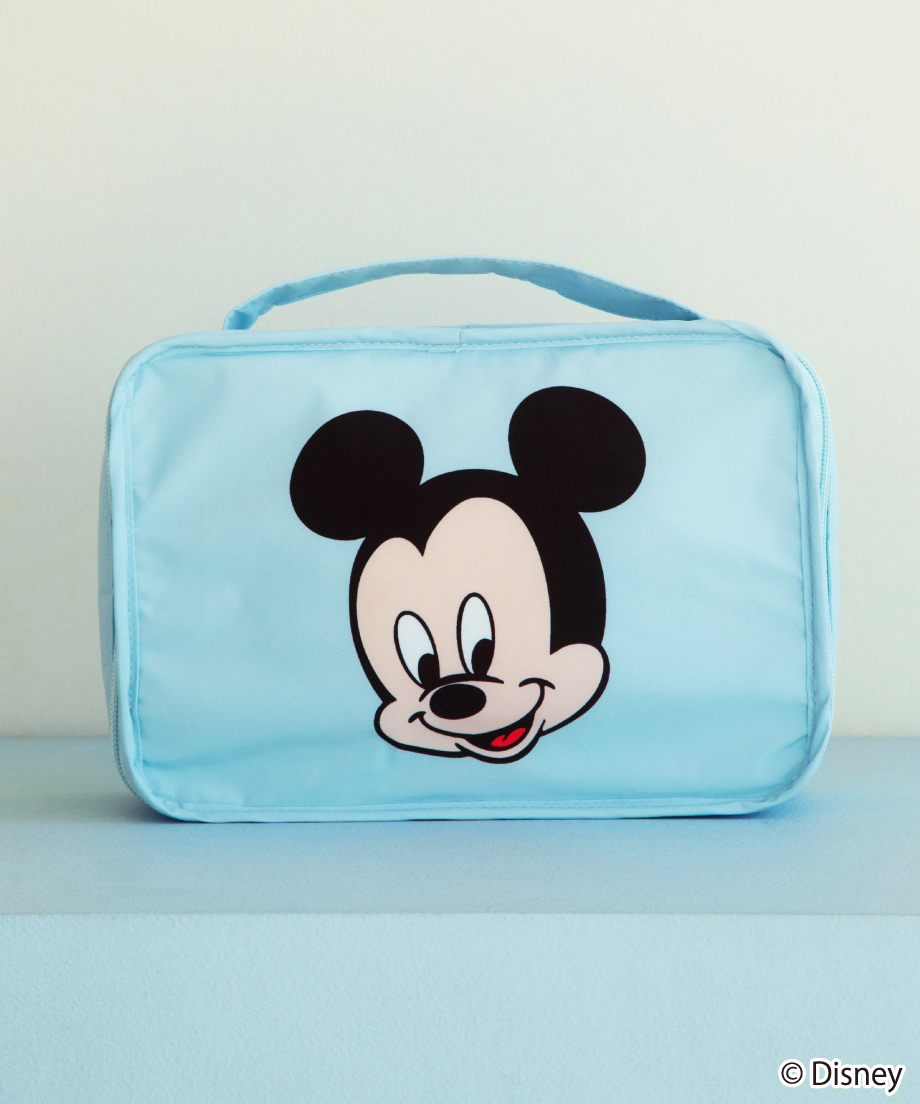 撥水】Disney / マルチポーチ(ミッキー)【WCJ-TD-054BLU01】※12月中