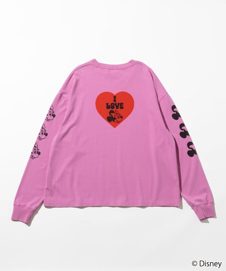 Disney / I LOVE LS TEE(ミニー)【WCJ-TD-049PNK02】※10月13日以降順次発送予定