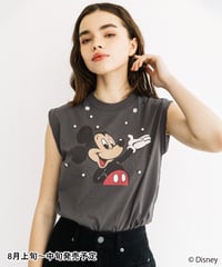 Disney / ビジューノースリーブTEE【WCJ-NA-063BLK】※8月上旬～中旬発売予定