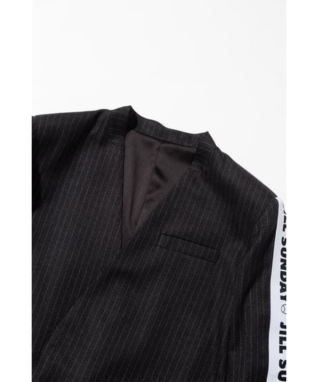 ストライプジャケット【WCJ-SP-019BLK】※11月上旬発送予定
