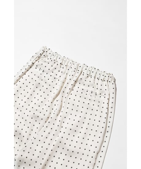 ドットワイドパンツ【WCJ-SP-021WHT】※8月下旬発送予定