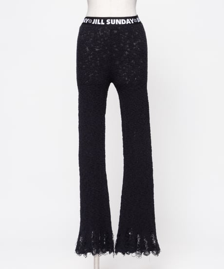 ニットフレアパンツ【WCJ-MF-001BLK】※10月中旬発送予定