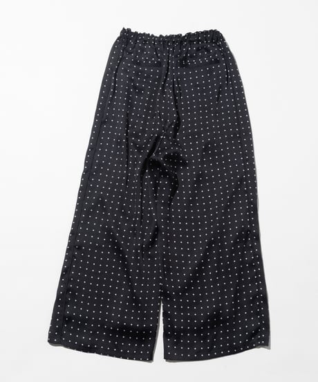 ドットワイドパンツ【WCJ-SP-021BLK】※8月下旬発送予定