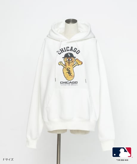 MLB HOODIE(シカゴ・ホワイトソックス)【WCJ-GC-058WHT-CWS】※8月上旬～中旬発送予定