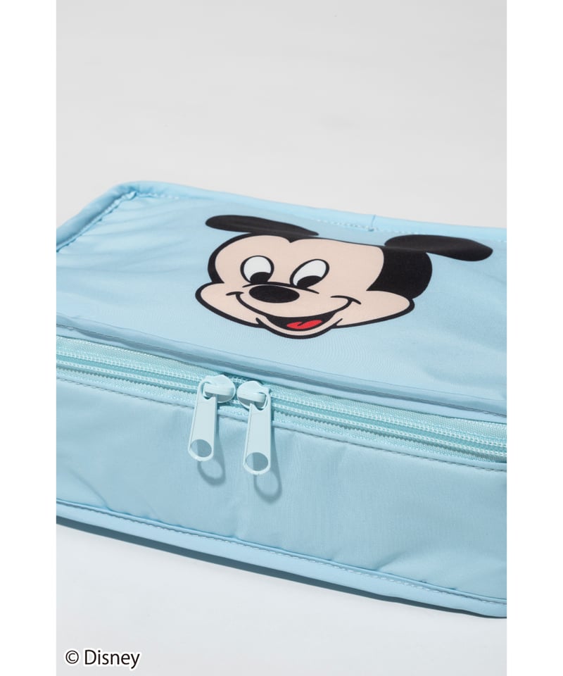 撥水】Disney / マルチポーチ(ミッキー)【WCJ-TD-054BLU01】※12月中