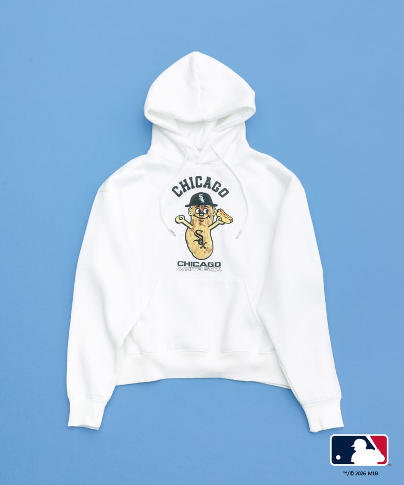 MLB HOODIE(シカゴ・ホワイトソックス)【WCJ-GC-058WHT-CWS】※8月上