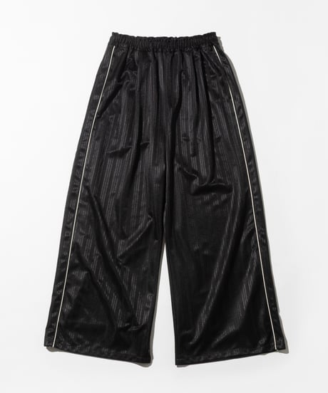ストライプワイドパンツ【WCJ-SP-018BLK】