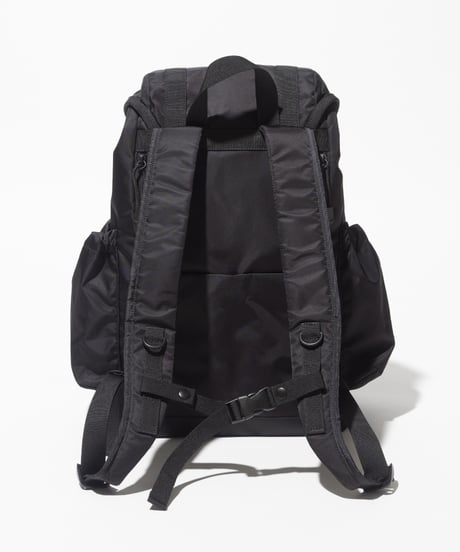 【撥水】フロントポケット付きバックパック【WCJ-MP-043BLK】※9月7日以降順次発送予定