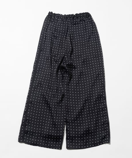 ドットワイドパンツ【WCJ-SP-021BLK】
