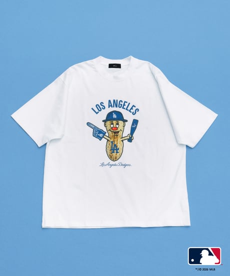 MLB TEE(ロサンゼルス・ドジャース)【WCJ-GC-038WHT-LAD】※8月上旬～中旬発送予定