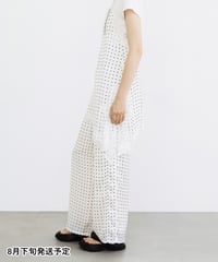 ドットワイドパンツ【WCJ-SP-021WHT】※8月下旬発送予定