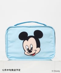 【撥水】Disney / マルチポーチ(ミッキー)【WCJ-TD-054BLU01】※12月中旬発送予定