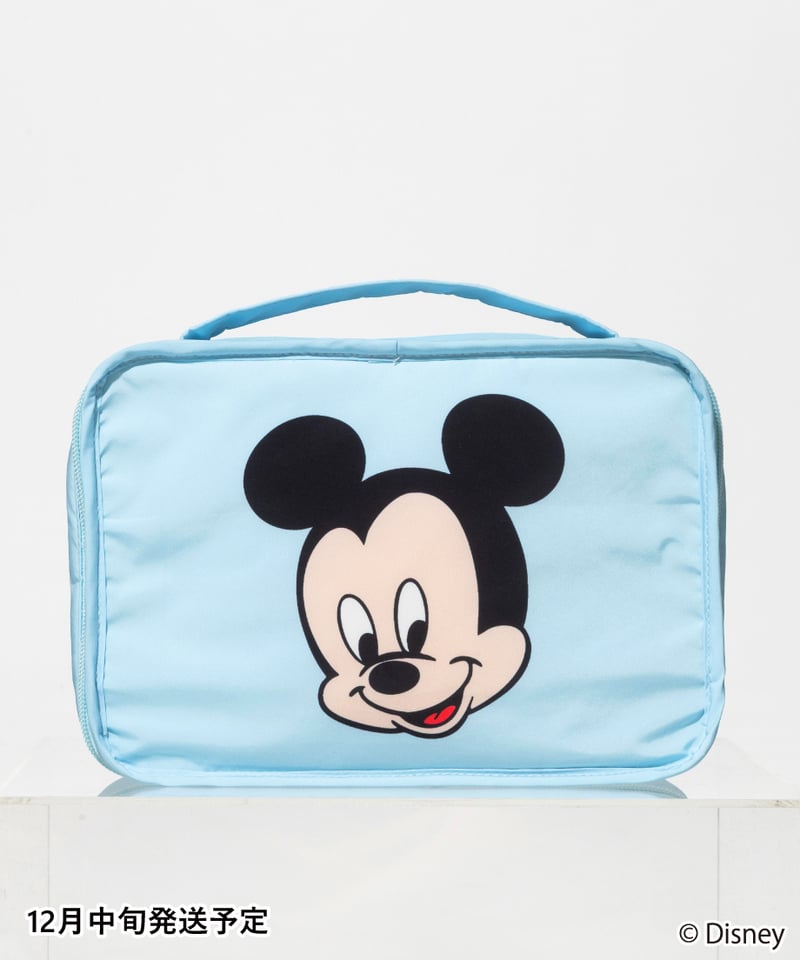 撥水】Disney / マルチポーチ(ミッキー)【WCJ-TD-054BLU01】※12月中