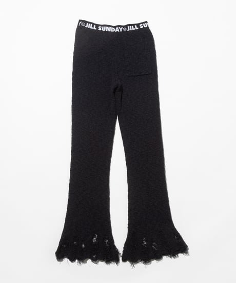 ニットフレアパンツ【WCJ-MF-001BLK】※10月中旬発送予定