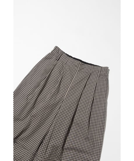 チェックTOPS＆チェックワイドパンツ【WCJ-PP-144BLK/WCJ-PP-132BLK】