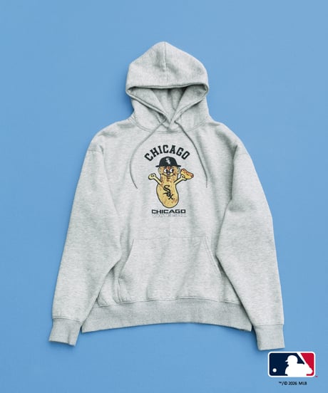 MLB HOODIE(シカゴ・ホワイトソックス)【WCJ-GC-058GRY-CWS】※8月上旬～中旬発送予定