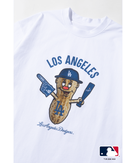 MLB TEE(ロサンゼルス・ドジャース)【WCJ-GC-038WHT-LAD】※8月上旬～中旬発送予定