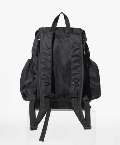 【撥水】フロントポケット付きバックパック【WCJ-MP-043BLK】※9月7日以降順次発送予定