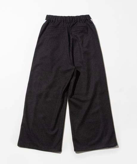 ストライプワイドパンツ【WCJ-SP-024BLK】※11月上旬発送予定