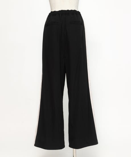 トラックワイドパンツ【WCJ-SP-022BLK】※9月上旬発送予定