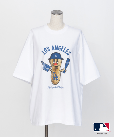 MLB TEE(ロサンゼルス・ドジャース)【WCJ-GC-038WHT-LAD】※8月上旬～中旬発送予定