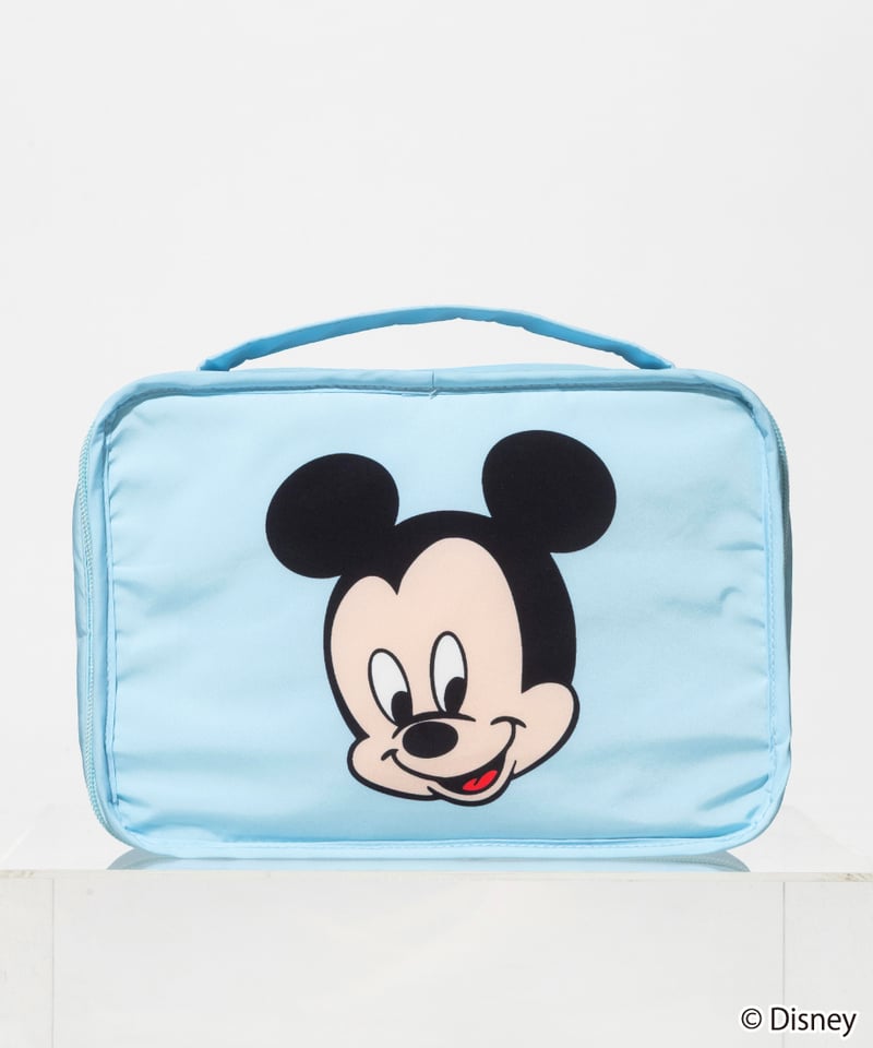 撥水】Disney / マルチポーチ(ミッキー)【WCJ-TD-054BLU01】※12月中