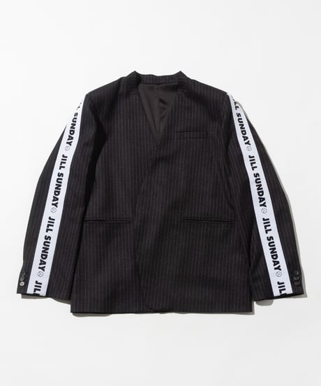 ストライプジャケット＆ストライプワイドパンツ【WCJ-SP-019BLK/WCJ-SP-024BLK】※11月上旬発送予定